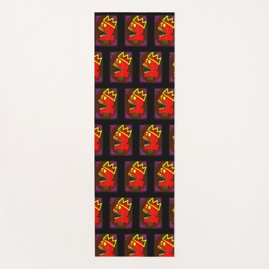 King Calavera Skull-kunst Yogamat (Voorkant)
