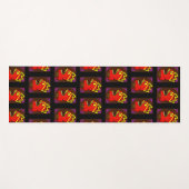 King Calavera Skull-kunst Yogamat (Voorkant (horizontaal))