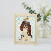 King Cavalier & Little Bird Briefkaart (Staand voorkant)