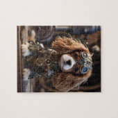 King Cavalier Spaniel Puppy Steampunked, Legpuzzel (Horizontaal)