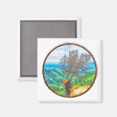 King Cervus Magneet (Voorkant / Achterkant)