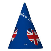 King Charles 111 Crown Royal England Vlag Feesthoedjes (Rechts)