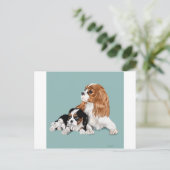 King Charles Briefkaart (Staand voorkant)