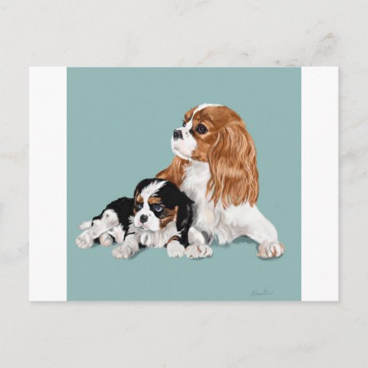 King Charles Briefkaart (Voorkant)