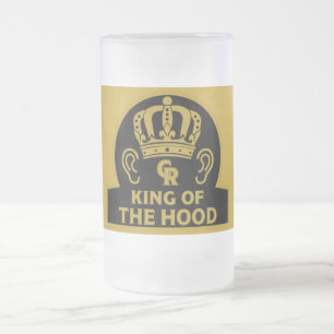 King Charles British Royal Crown Matglas Bierpul