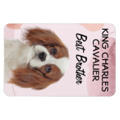 King Charles Cavalier Best Brother Magneet (Horizontaal)