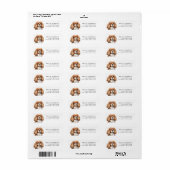 King Charles Cavalier Retouradreslabels Etiket (Full Sheet)
