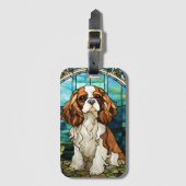 King Charles Cavalier Spaniel Bagagelabel (Voorkant (verticaal))