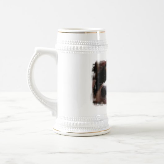 King Charles Cavalier Spaniel Beer Stein Bierpul (Links)