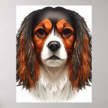 King Charles Cavalier Spaniel Pet Portret