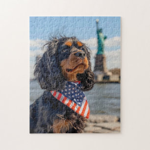 King Charles Cocker Spaniel in New York Legpuzzel