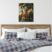 King Charles I of England Hunting, c.1635 Canvas Afdruk (Insitu (Slaapkamer))