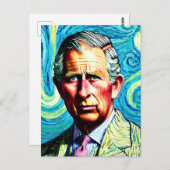 King Charles III Briefkaart (Voorkant / Achterkant)