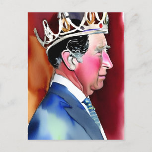 King Charles III Briefkaart