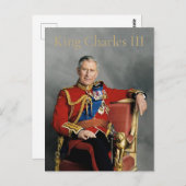 King Charles III Briefkaart (Voorkant / Achterkant)
