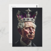 King Charles III Briefkaart (Voorkant / Achterkant)