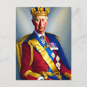 King Charles III Briefkaart