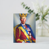 King Charles III Briefkaart (Staand voorkant)
