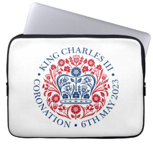 King Charles III Coronation Laptop Sleeve