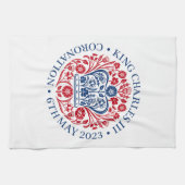 King Charles III Coronation Tea Towel Theedoek (Horizontaal)