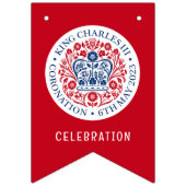 KING CHARLES III Coronation Vlaggetjes (Tweede vlag)