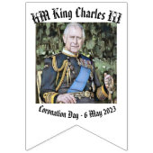 King Charles III Coronation Vlaggetjes (Tweede vlag)