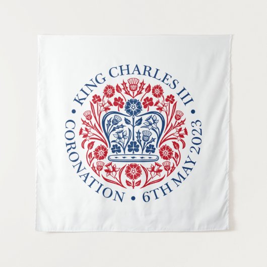 King Charles III Coronation Wandkleed (Voorkant)