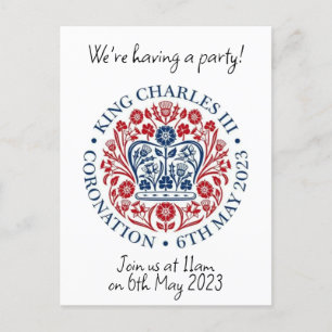 King Charles III Editable HerdenkingsBriefkaart Briefkaart