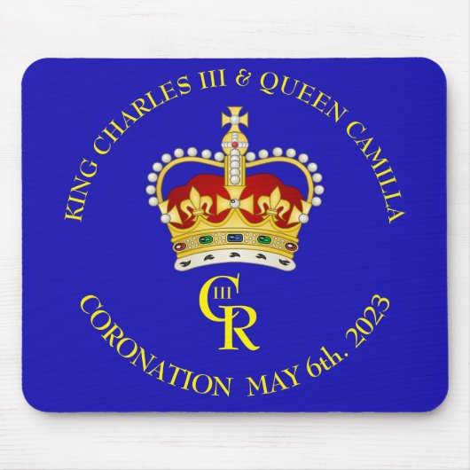 King Charles III en Queen Camilla Muismat (Voorkant)