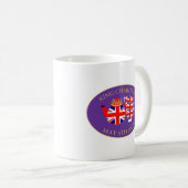 King Charles III Kroning Union Jack Theeset Koffiemok (Voorkant rechts)