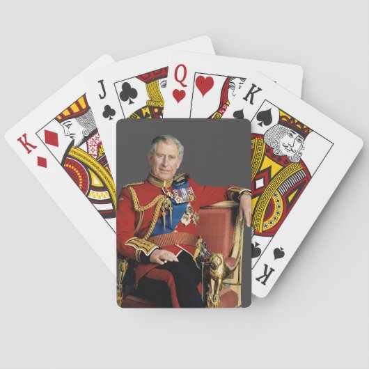 King Charles III Pokerkaarten (Achterkant)