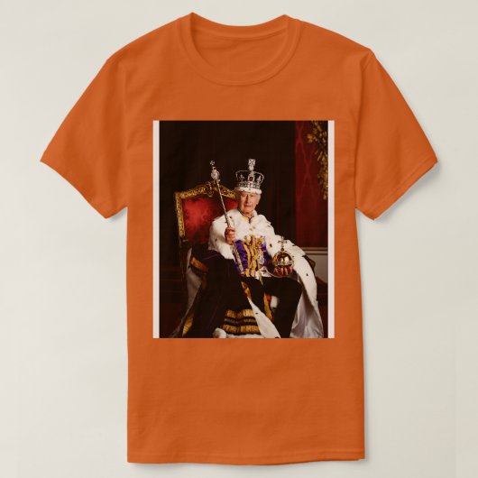 King Charles III T-shirt (Design voorkant)