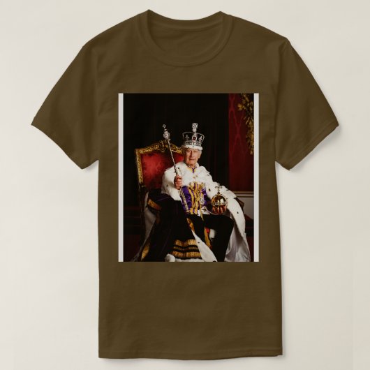 King Charles III T-shirt (Design voorkant)