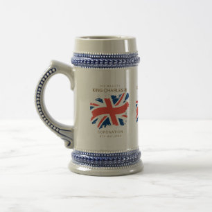 King Charles III Union Jack Flag Bierpul