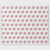 King Charles III Union Jack Flag Cadeaupapier (Vlak)