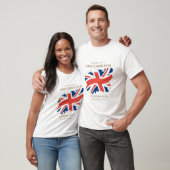 King Charles III Union Jack Flag T-Shirt (Unisex)