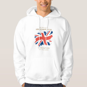 King Charles III Union Jack Flag T-Shirt Sweatshir
