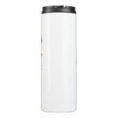 King Charles III Union Jack Flag Thermosbeker (Achterkant)