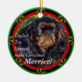 King Charles Kerstornament Keramisch Ornament