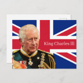 King Charles lll Briefkaart (Voorkant / Achterkant)