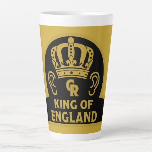 King Charles Royal Crown Grand café Mug (Devant)