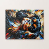 King Charles Spaniel Acryl Print Legpuzzel (Horizontaal)