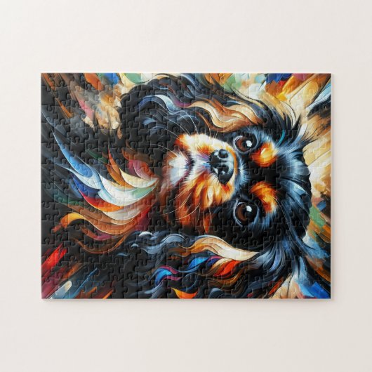 King Charles Spaniel Acryl Print Legpuzzel (Horizontaal)