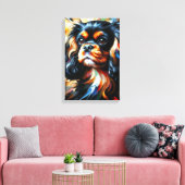 King Charles Spaniel Acrylique Impression Canvas A (Insitu(Salon))