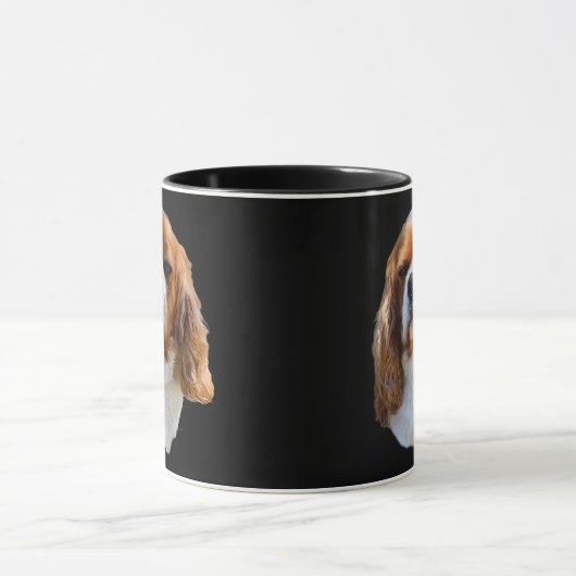 King Charles Spaniel, Mug de café (Centre)