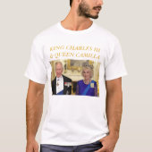 King Charles Third & Queen Camilla T-shirt (Voorkant)