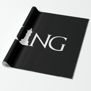 King Chess Piece Halloween Costume Chess Lover Cadeaupapier