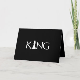 King Chess Piece Halloween Costume Chess Lover Kaart