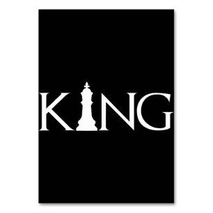 King Chess Piece Halloween Costume Chess Lover Kaart