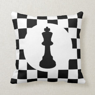 King Chess Piece - Pillow - Chess Thmed Gifts Kussen